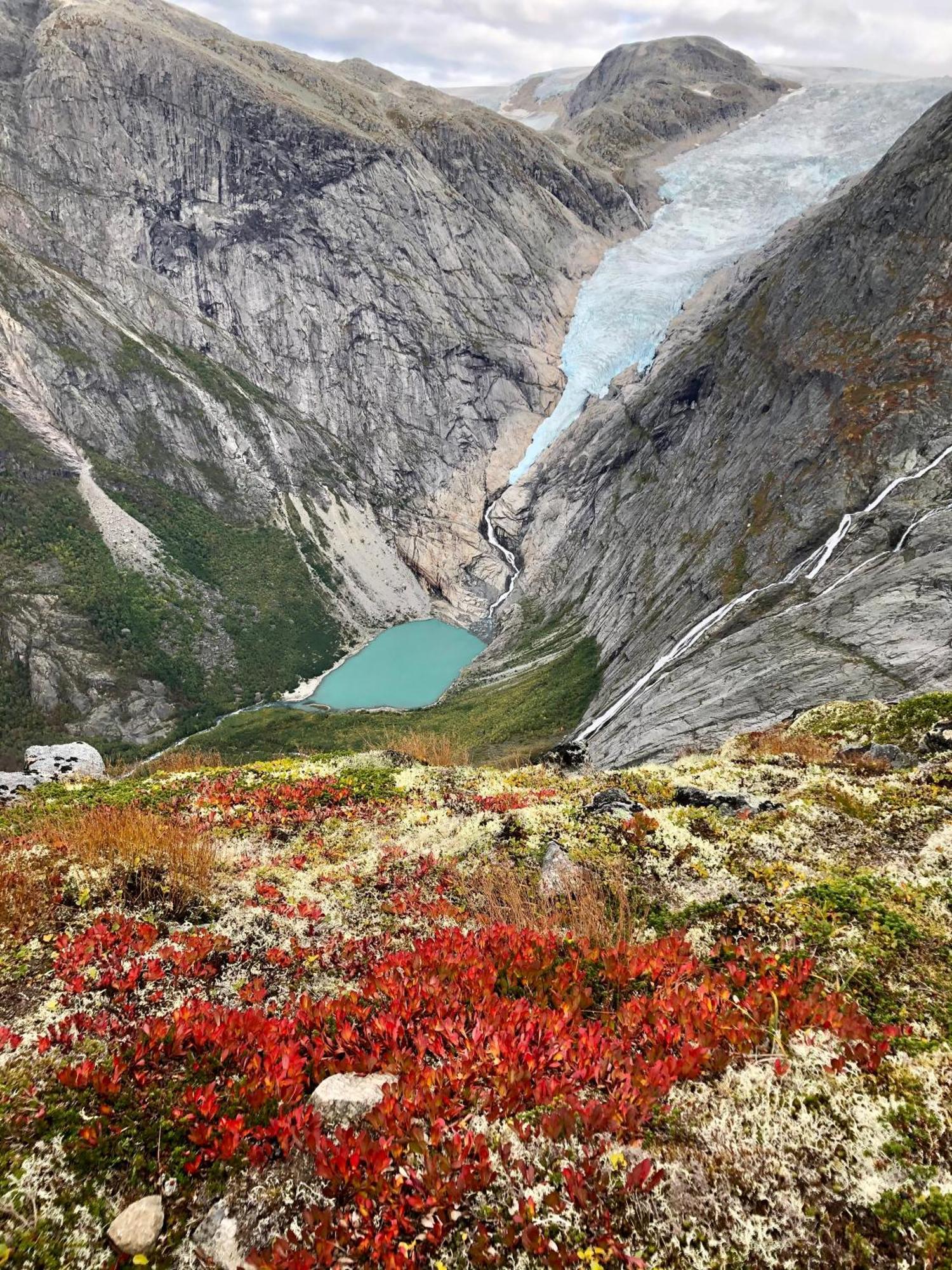Melkevoll Bretun Camping Briksdalsbre Exteriör bild